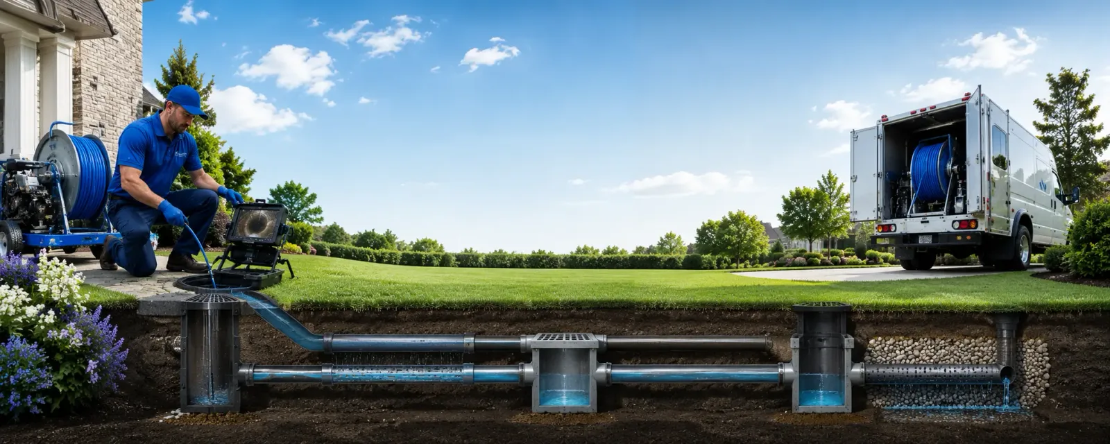 Outdoor drain cleaning information for Bellefontaine, OH