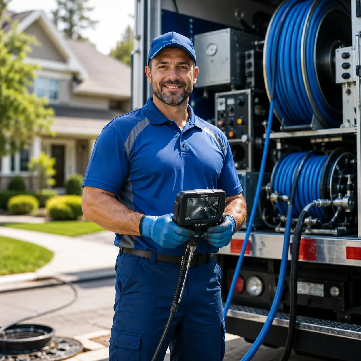 Local outdoor drain cleaning specialists in Bellefontaine, OH